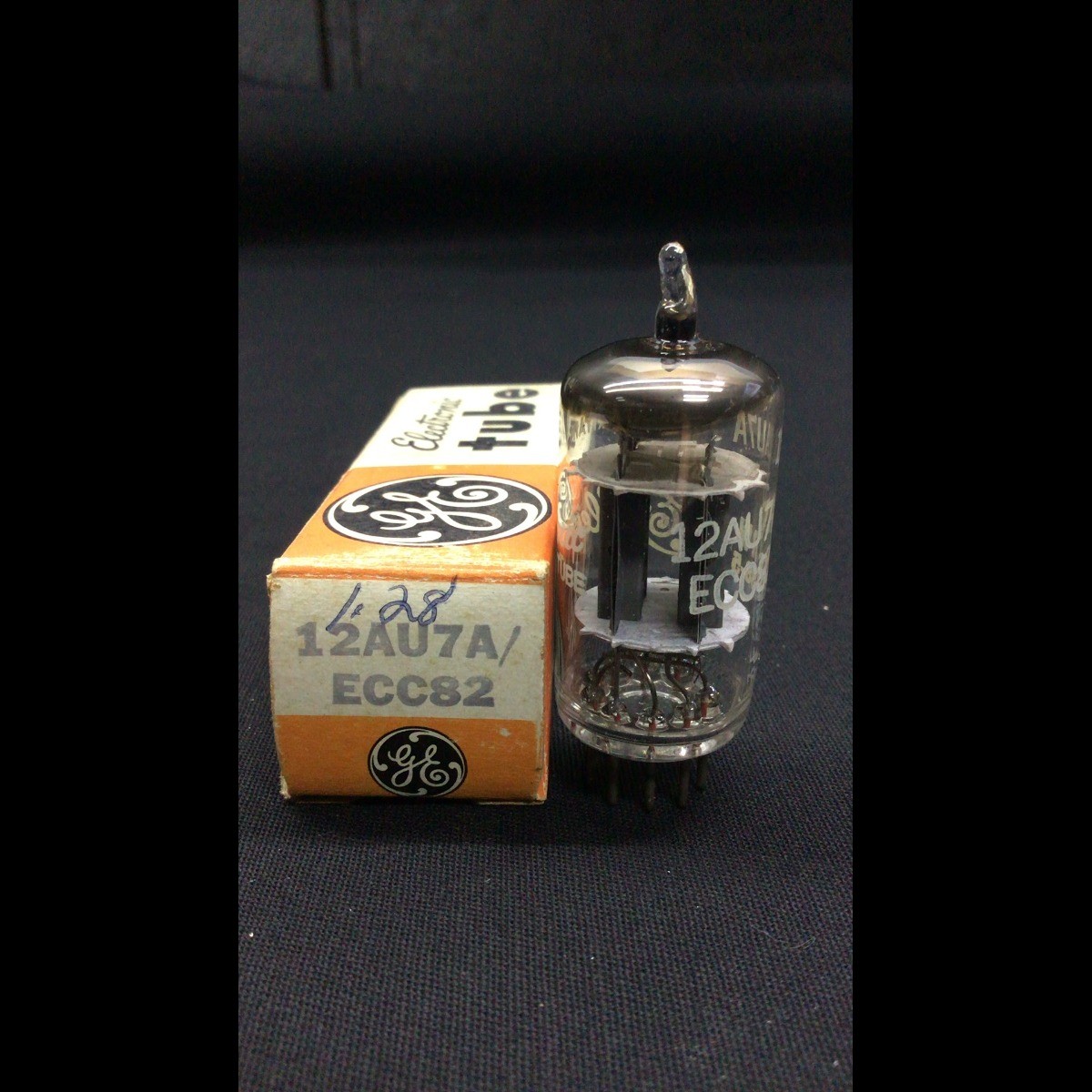 NOS NIB GE (Mullard) Great Britain 12AU7A ECC82 Audio Vacuum Tube TESTED 4.9243