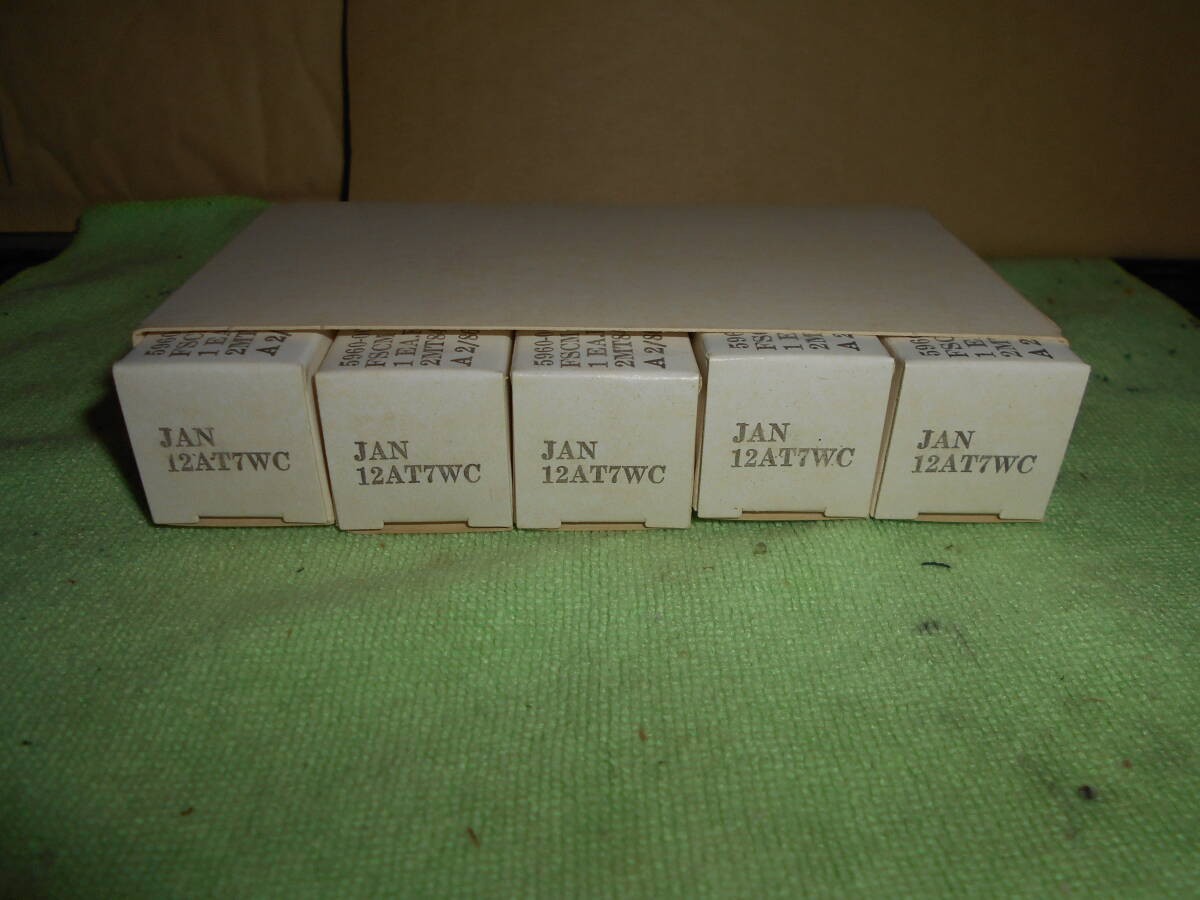 Philips JAN 12AT7WC Vacuum Tubes 5 Pieces Unused Electronic Tubes