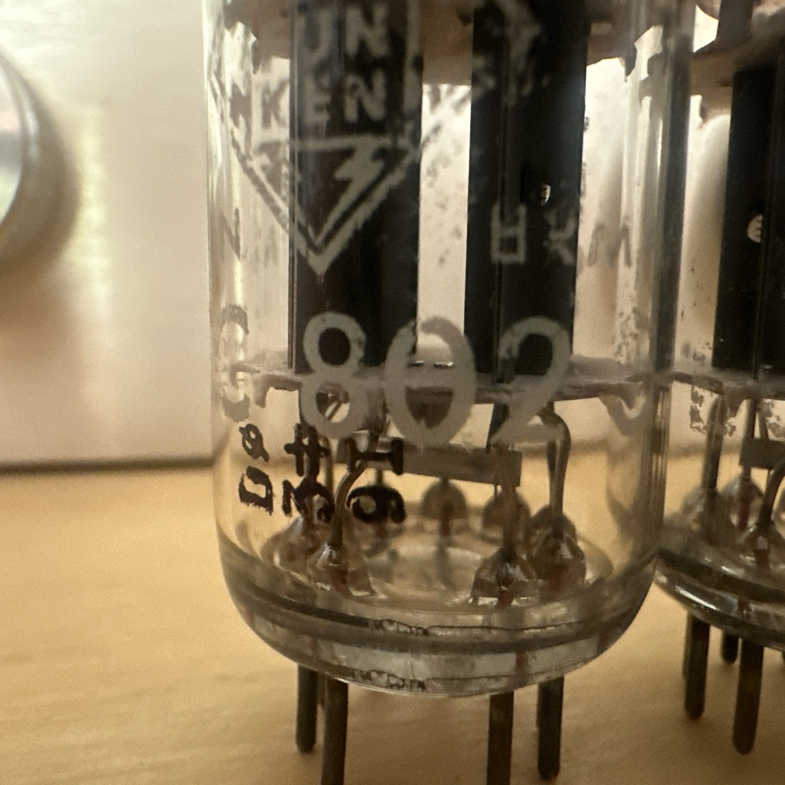 VINTAGE Quad ECC802S 12AU7 SIEMENS Triple Mica Rare! Telefunken Branded Lot a