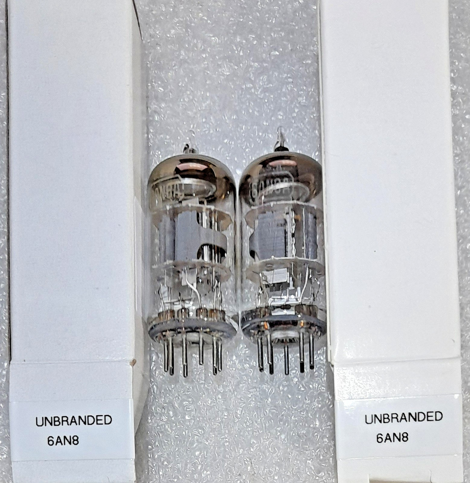 Pair 6AN8A unbranded (RCA) Vacuum Tubes, Triplett 3444 Tested -will combine ship