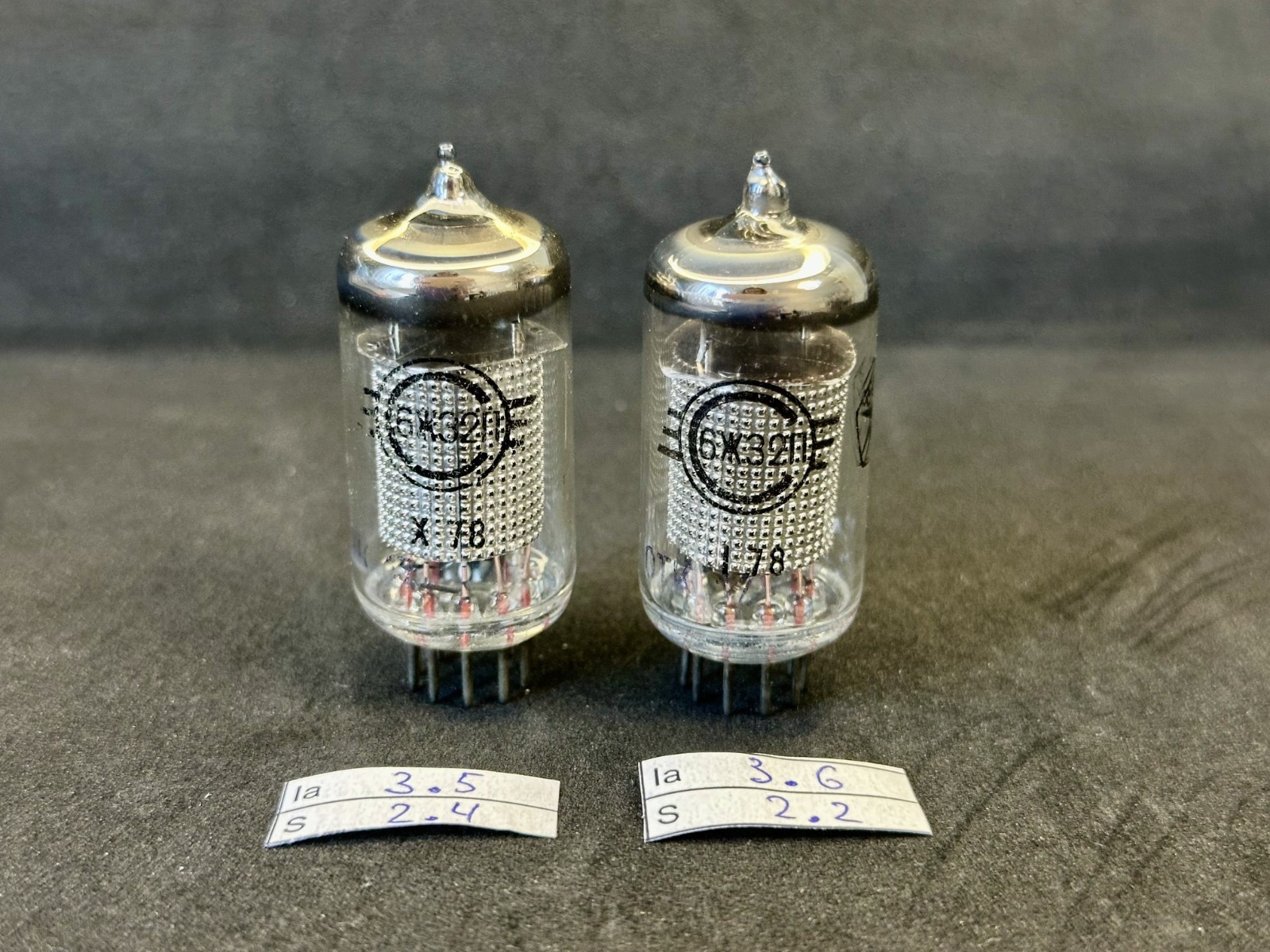 2 PCS 6J32P ( EF86 / 6267) NEW VACUUM PENTODE SVETLANA TUBE TESTED