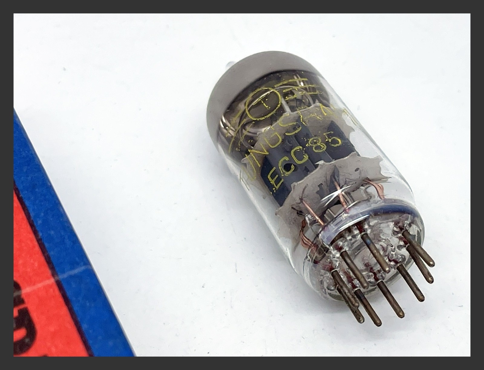 1 x NOS Tungsram ECC85 6AQ8 Test V. Strong Dual Triode Preamp Audio Vacuum Tube