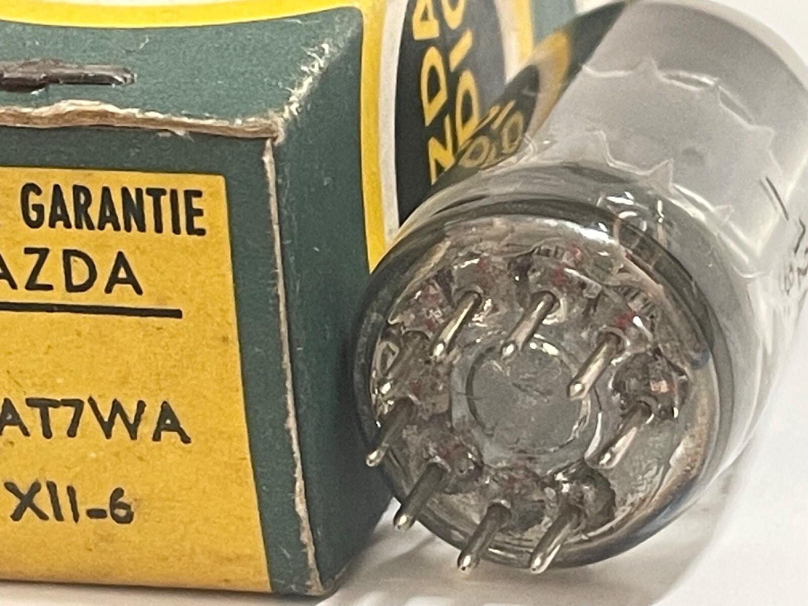 ULTRA RARE SEALED MAZDA ECC801S tube 12AT7WA 110% 112% AMPLITREX