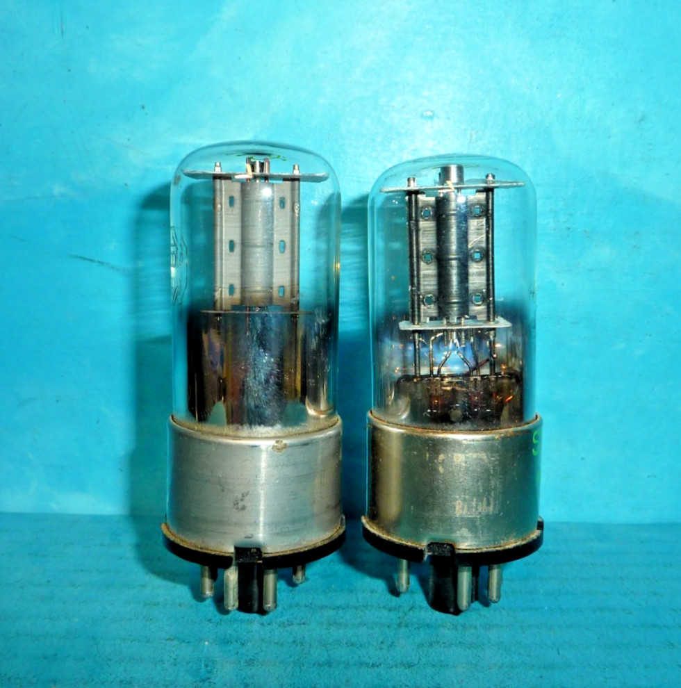 2 Sylvania 6J5GT Tubes STRONG!
