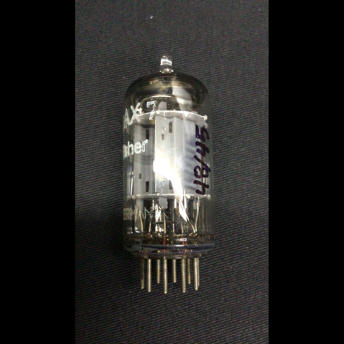 TELEFUNKEN The Fisher 12AX7 ECC83 Smooth Plate W Germany VACUUM TUBE 10.9817