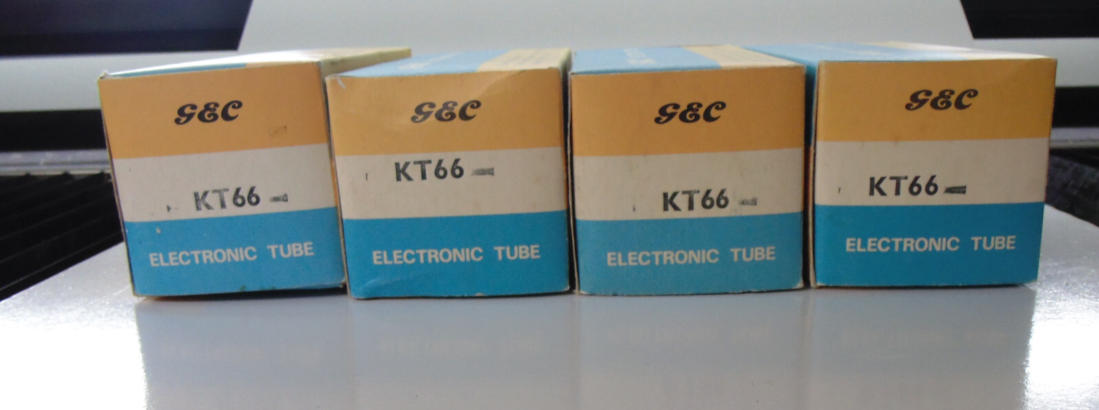 GEC KT66 tube QUAD same batch NIB NOS