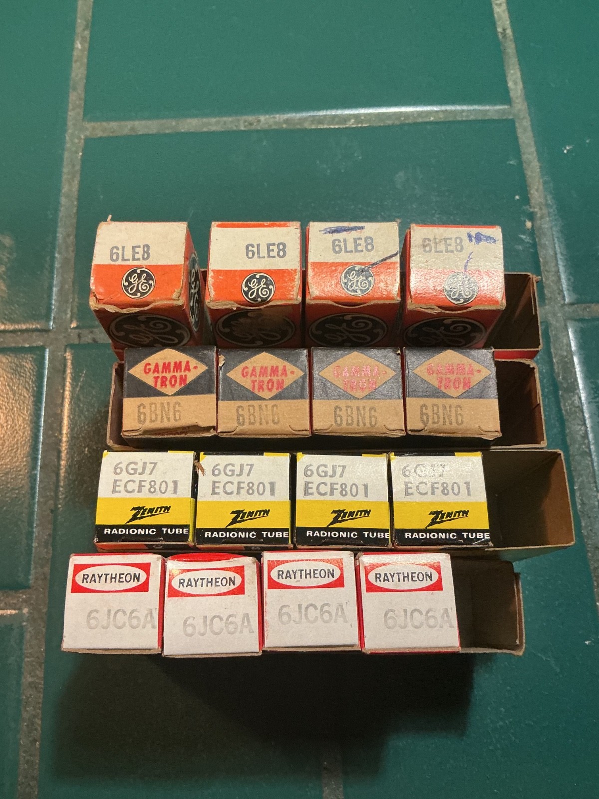 6bn6 6gj7 6jc6a 6le8 vacuum tubes nos nib any 4 pcs