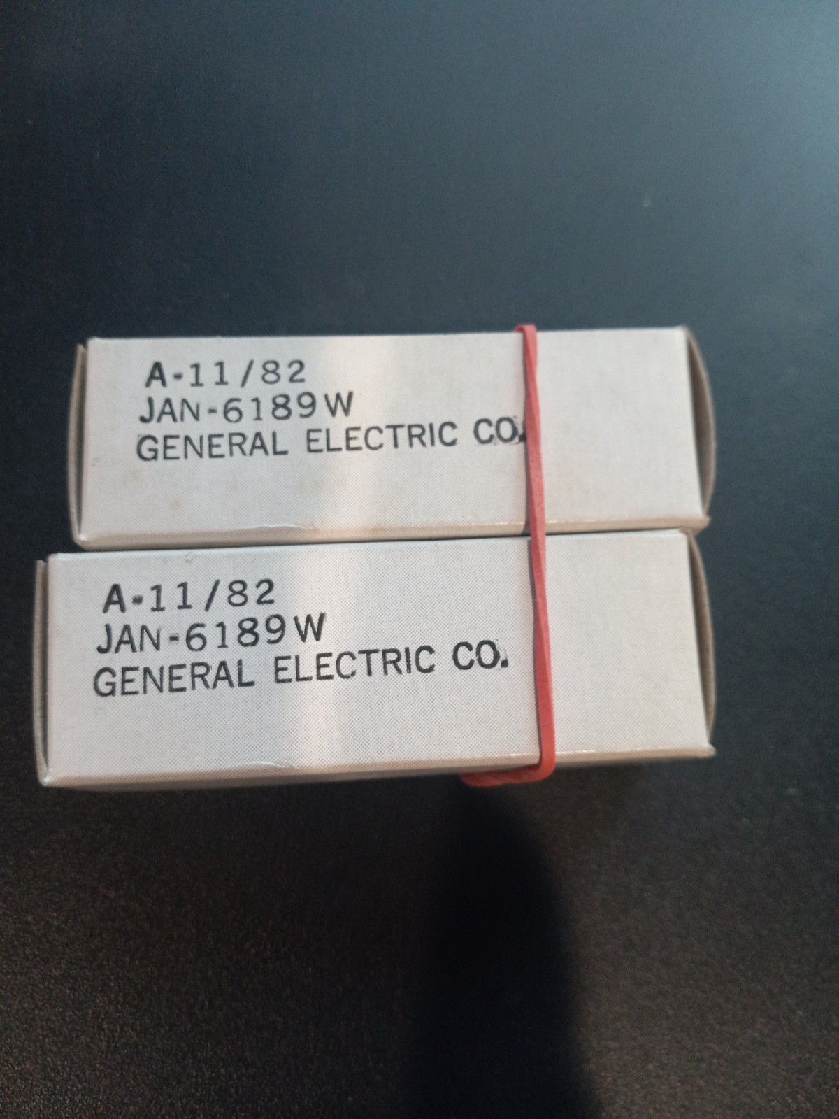 NOS NIB SYLVANIA JAN 6189W / 12AU7 Preamp Tubes, Closely Matched, #3