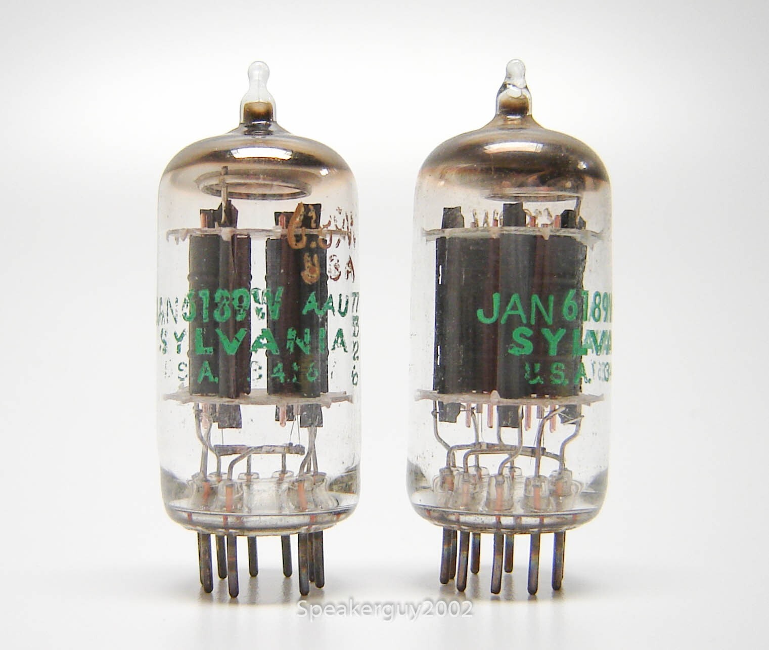 2 – Sylvania JAN 6189W Vacuum Tubes / 7326 / KT4