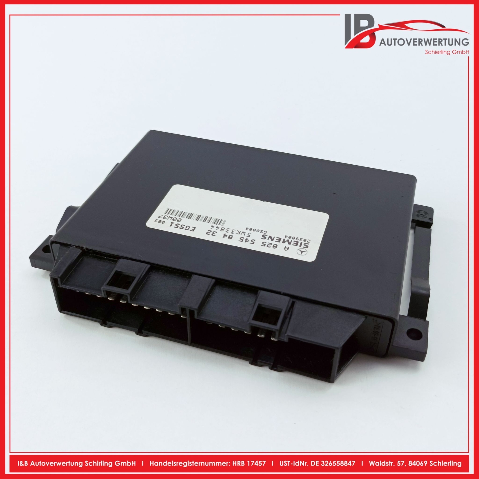MERCEDES BENZ ECU Automatic Transmission A0255450432 5WK33844 SIEMENS