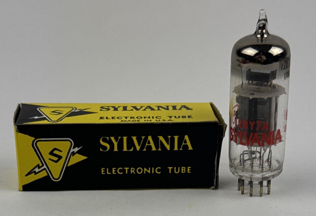 Sylvania Vacuum Tube With Original Box 12BY7A NOS USA Vintage