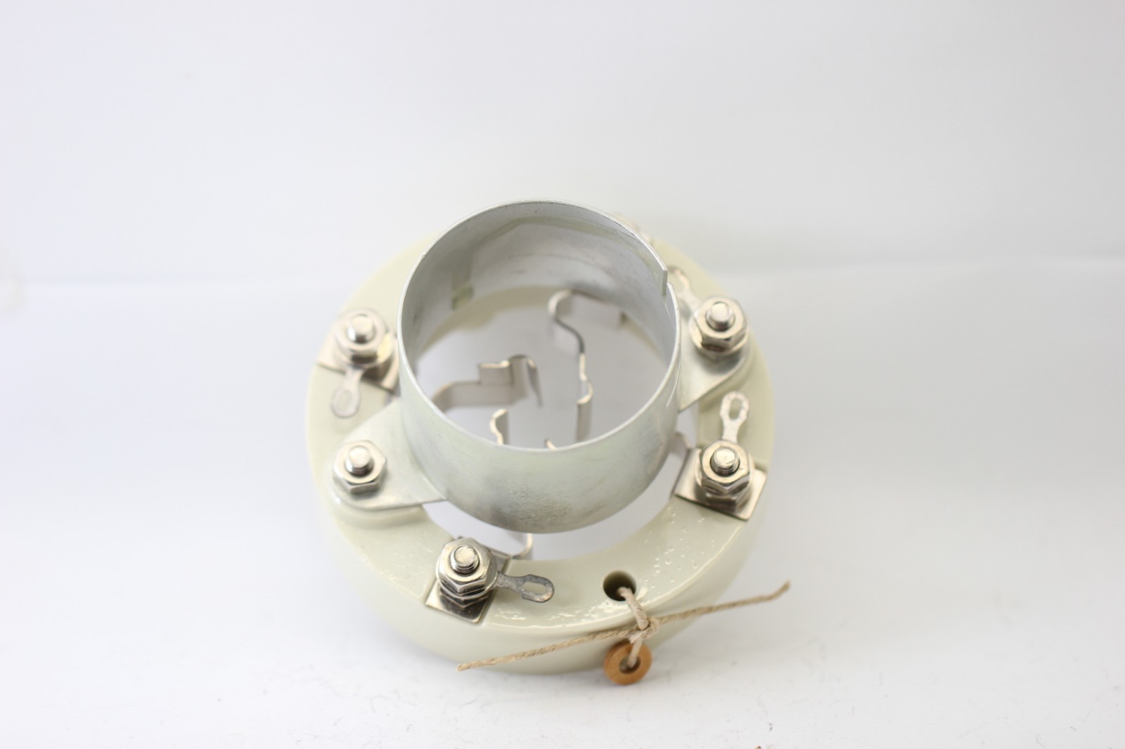 FU5 845 211 805 810 VT4C 4 PIN CERAMIC JUMBO TUBE SOCKET G U4J. US MADE. ZOC21