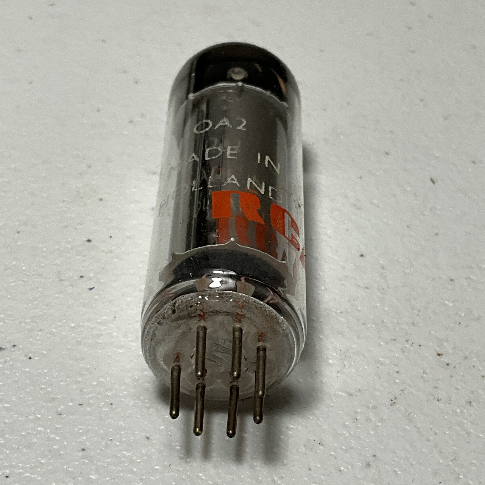 RCA OA2 Voltage Regulator Tube Electron Vacuum Tube Made in Holland Vintage