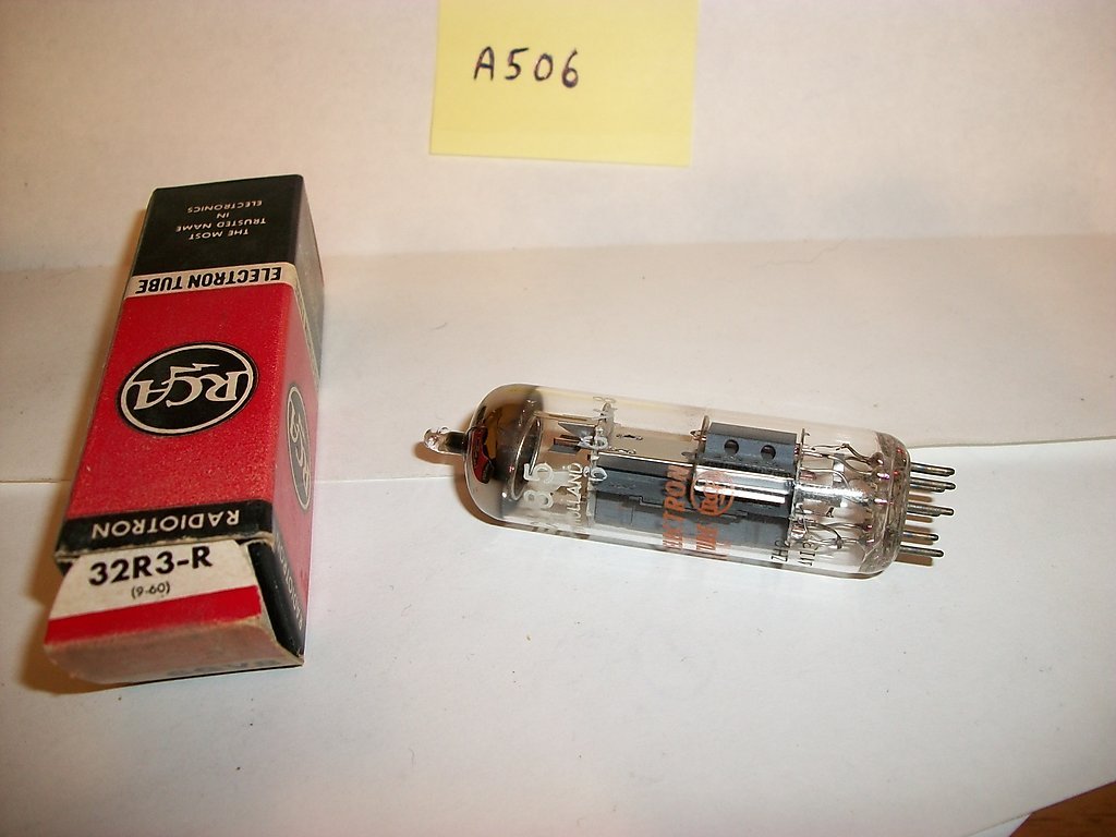 RCA 6GV8/ECL85 RADIO,STEREO,HI-FI,VACUUM TUBE A506
