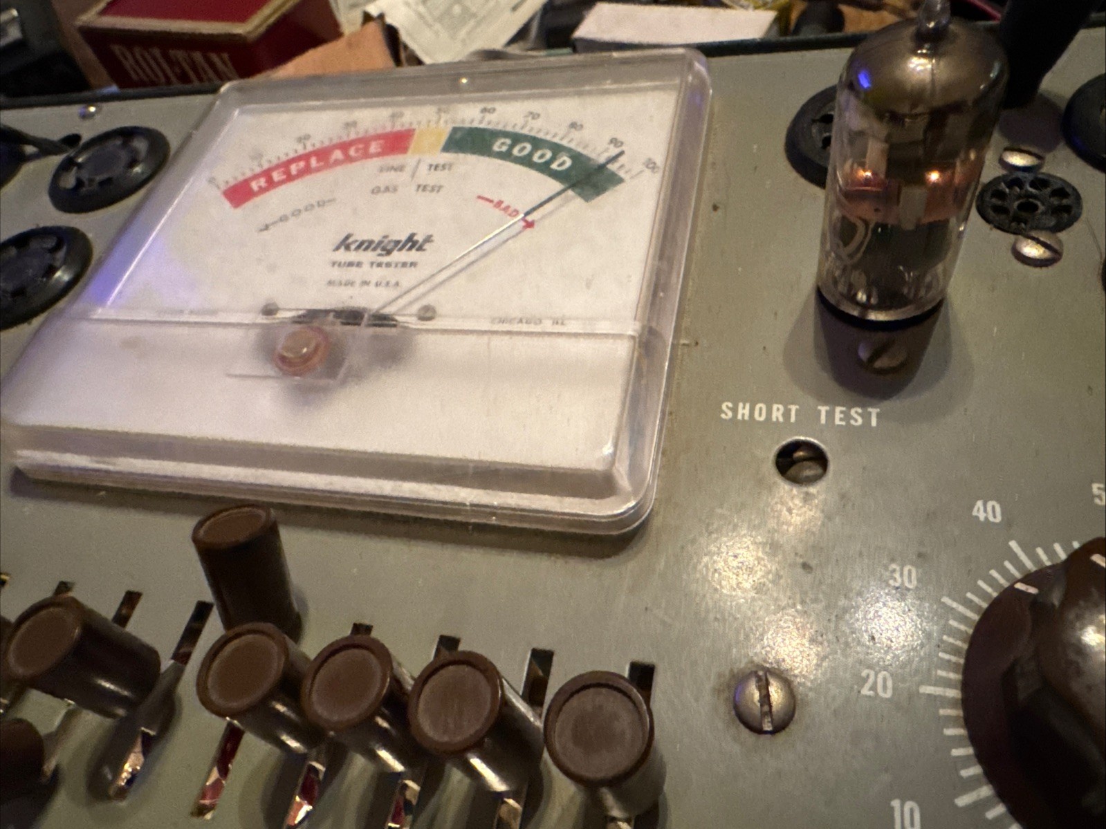 PQ Amperex 6922 Gold Pin Vacuum Tube-Tested Strong POS