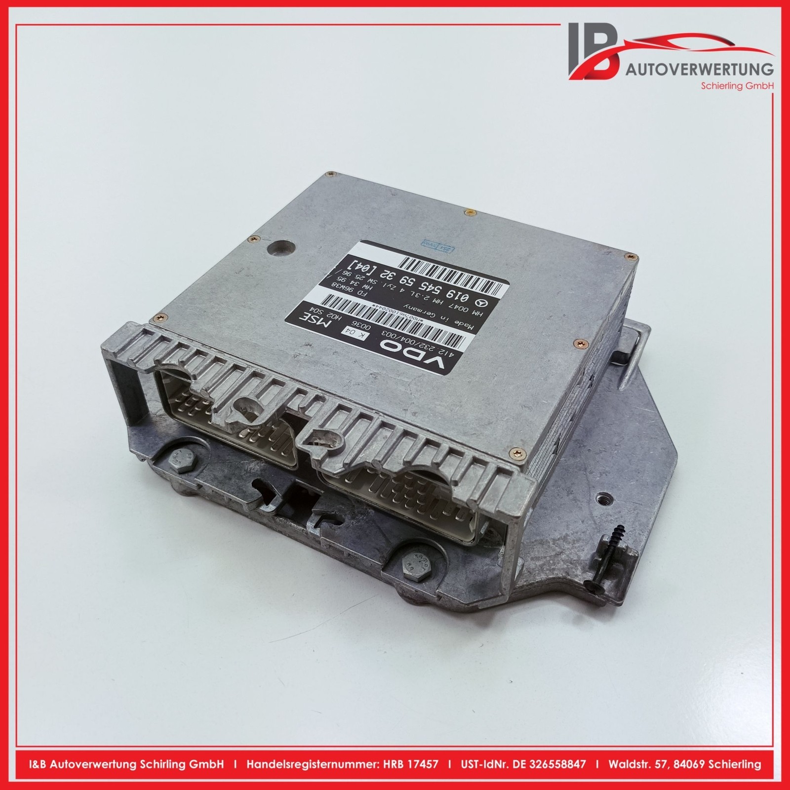 MERCEDES BENZ E-CLASS W210 E230 Engine Control Unit 0195455932 412.232/004/003