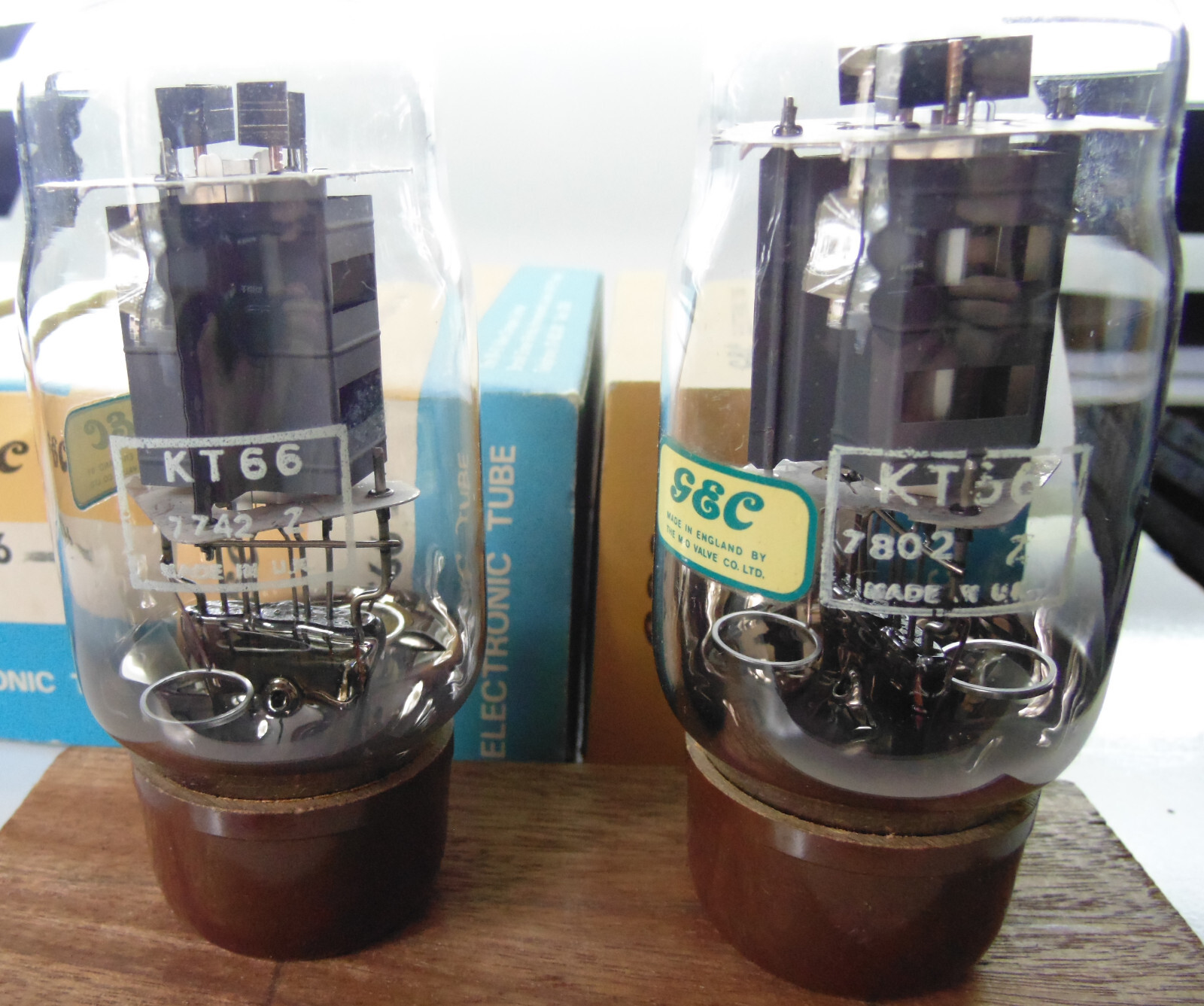 GEC KT66 tube QUAD same batch NIB NOS