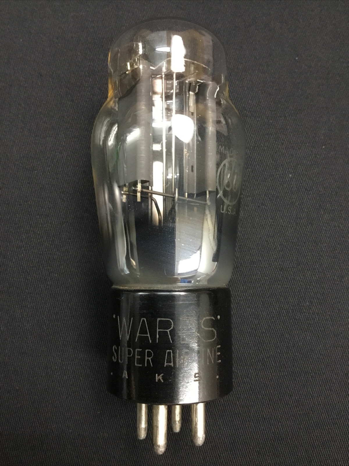 WARDS TYPE 80 HANGING FILAMET RADIO/AMP Rectifier VACUUM TUBE Tested C.1074-D
