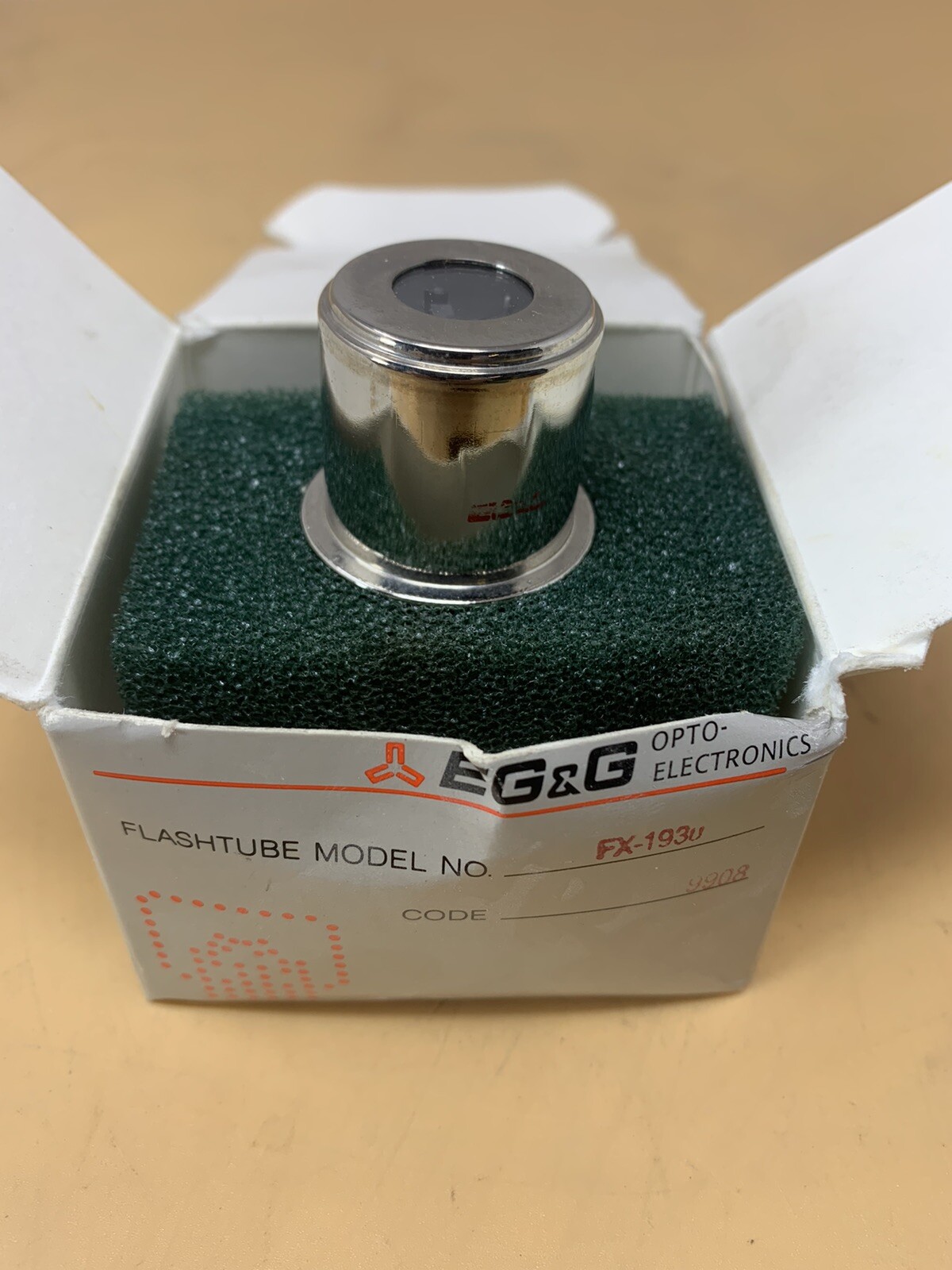 EG&G Metal Can Flash Tube fx-193u