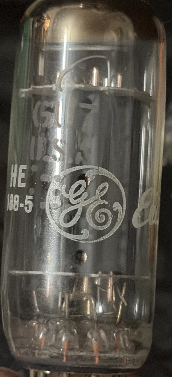 6GU7 Matched NOS Pair NIB Grey Plates Halo Getter Copper Rods Tubes 6CG7 Upgrade