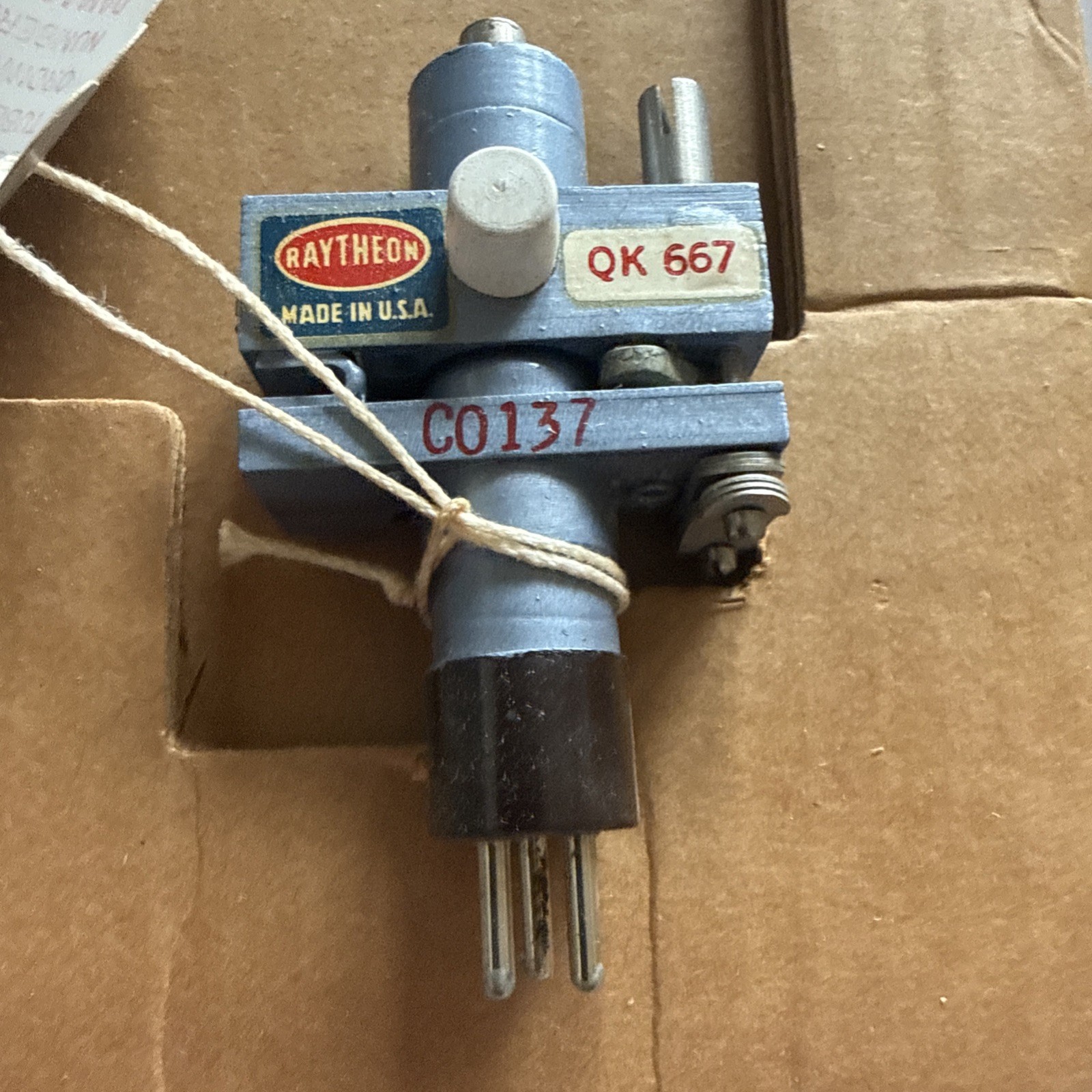 Raytheon QK667 Qk-667 Klystron Tube Sperry