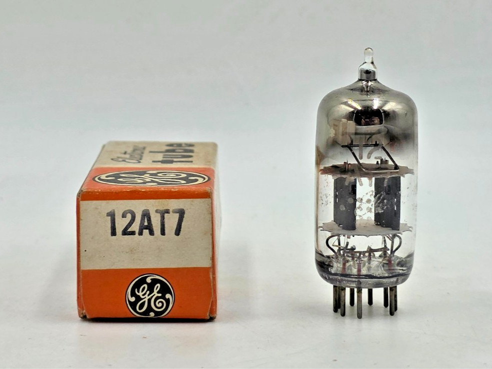 12AT7 / ECC81 GE D Get Balanced Tube (New Old Stock) Test NEW1Year Warranty 6201