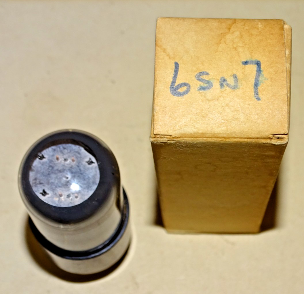 RCA Type JAN CRC 6SN7GT/VT-231 Grey Smoked Glass Radio/Audio Tube, Strong