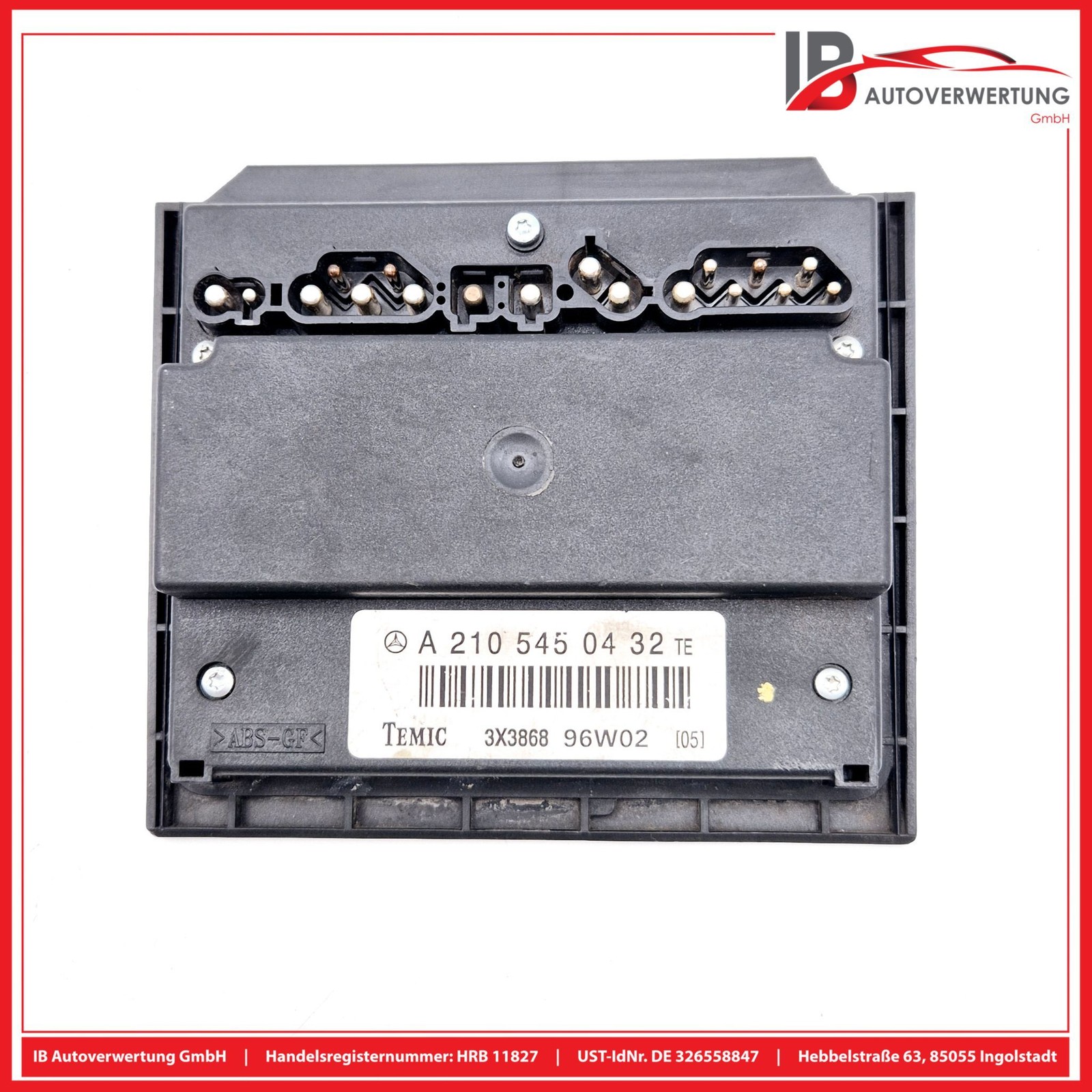 MERCEDES-BENZ E-CLASS W210 S210 TEMIC Climate Control Unit A2105450432