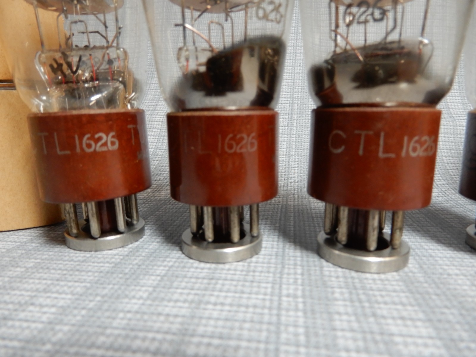 Tung-Sol (3) & RCA 1626 Vacuum Tubes Amplitrex Tested 90% 85% 78% & 90% Gm