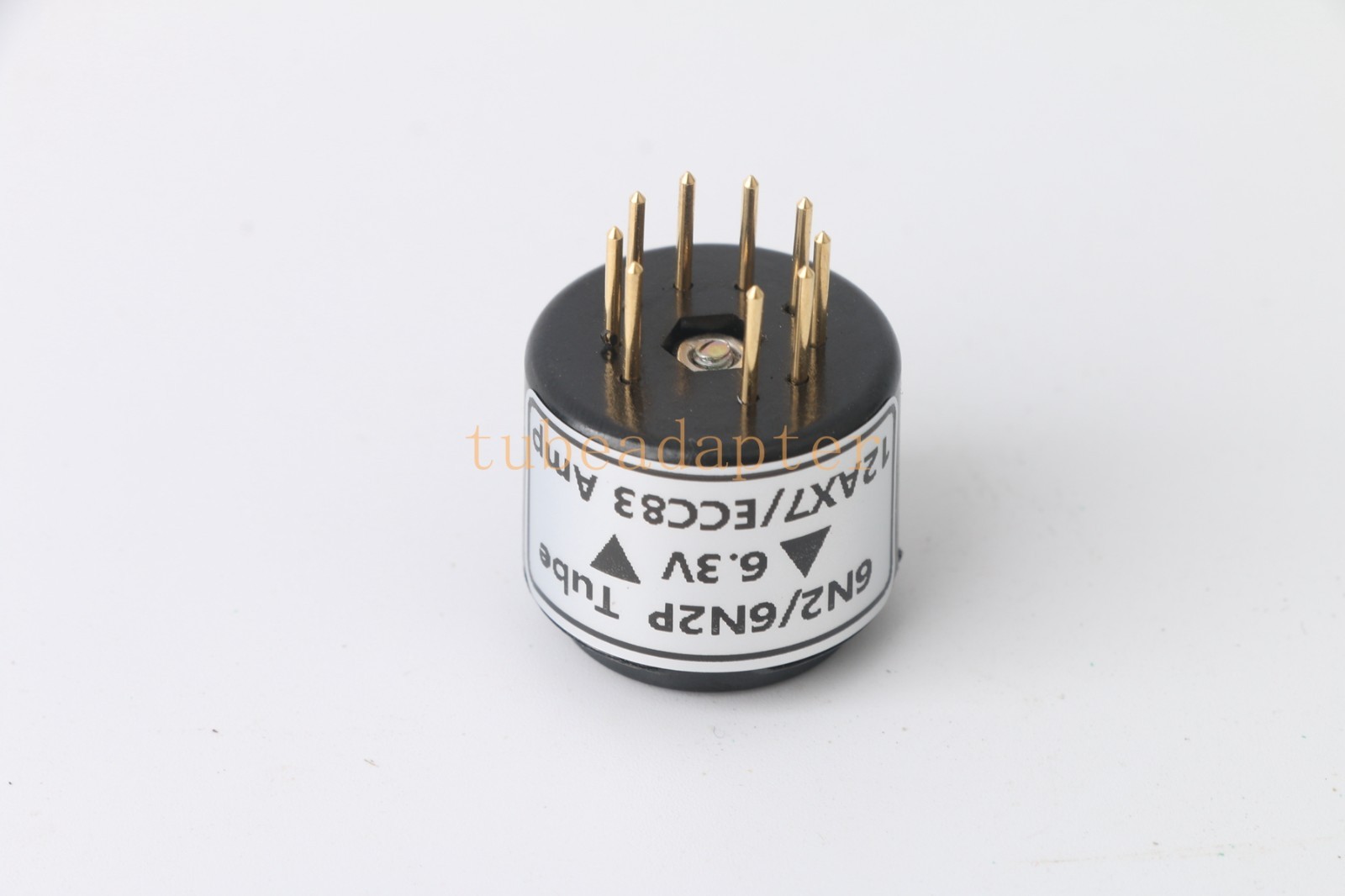 Pair 2pcs 6.3V 12AX7 ECC83(amp socket) to 6N2 6N2P tube converter adapter