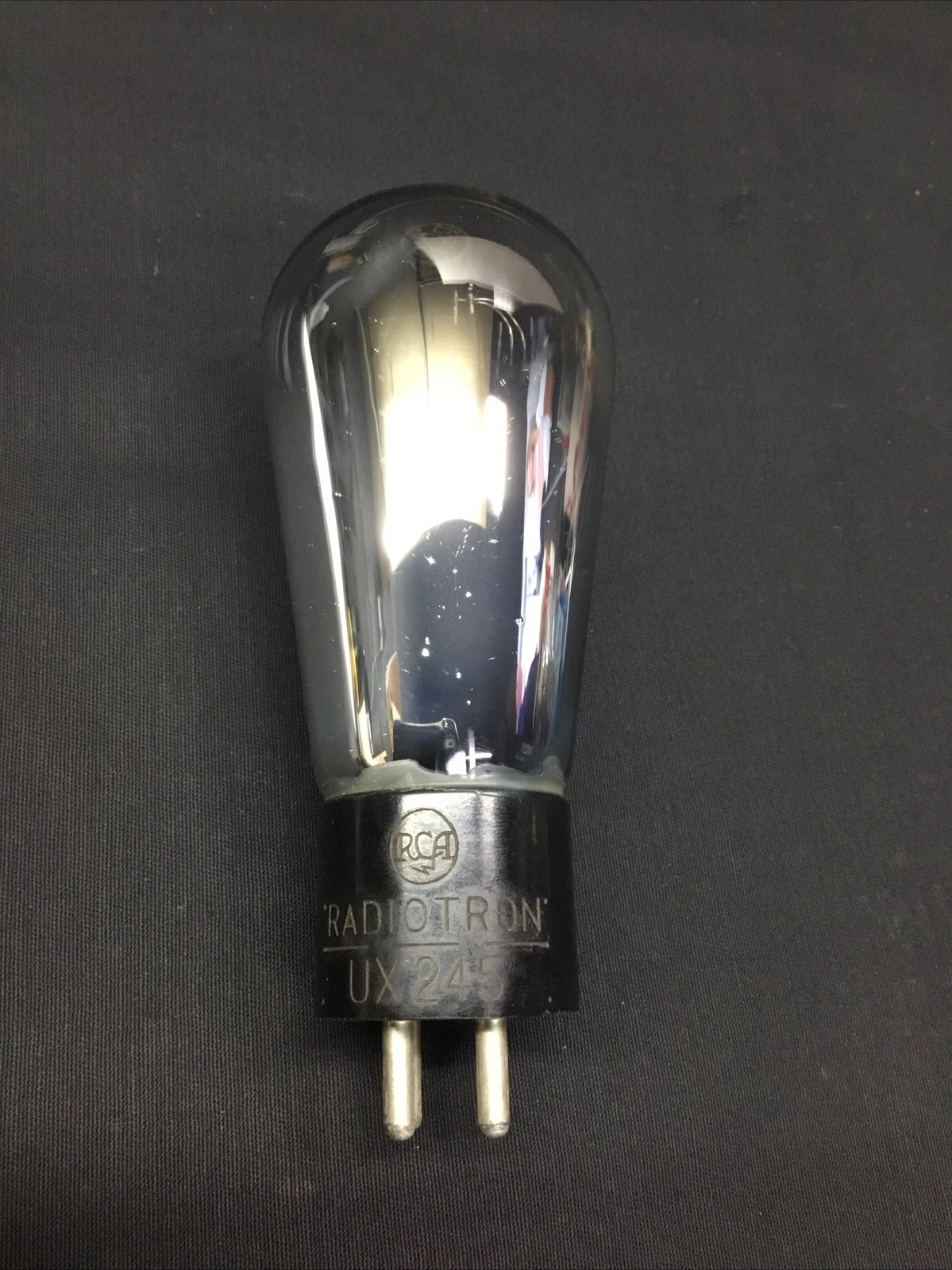 RCA Radiotron UX 245 Globe Radio Amplifier VACUUM TUBE Marginal 12.9293