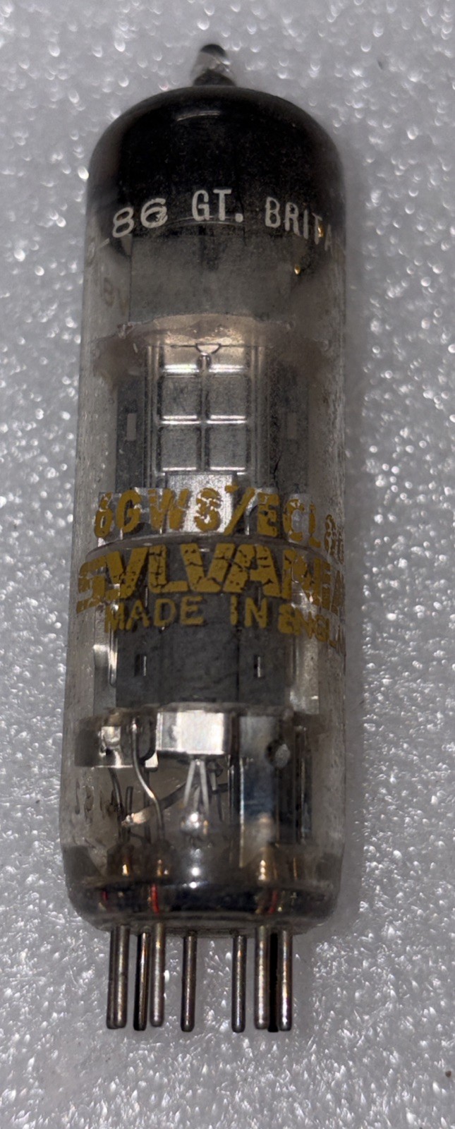Mullard Sylvania Label 6GW8 ECL86 Vacuum Tubes Tested Strong