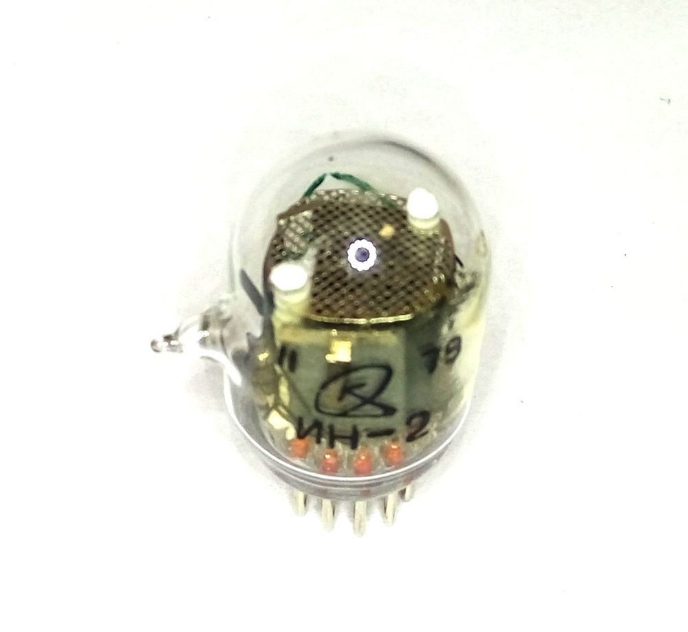 IN-2 IN2 ИН-2 soviet Vintage VFD Display Indicator Vacuum Nixie Tube New