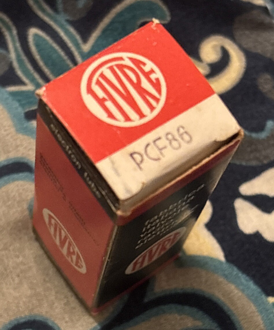 Fivre Pcf86 Tube NOS Fabbrica Italians Valvole Radio Elettriche Audio Electron