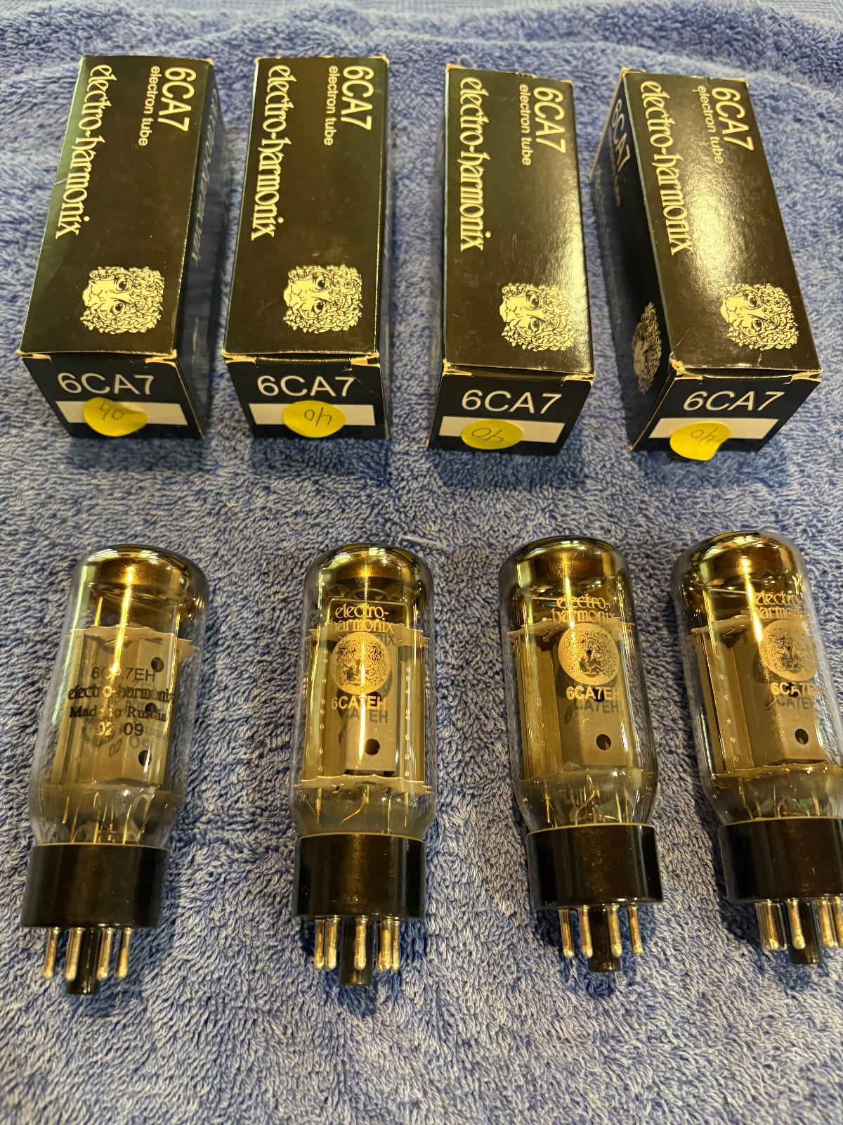 Electro-Harmonixs 6CA7-EH/EL34 Power Tubes – Quad Set – Tested Good