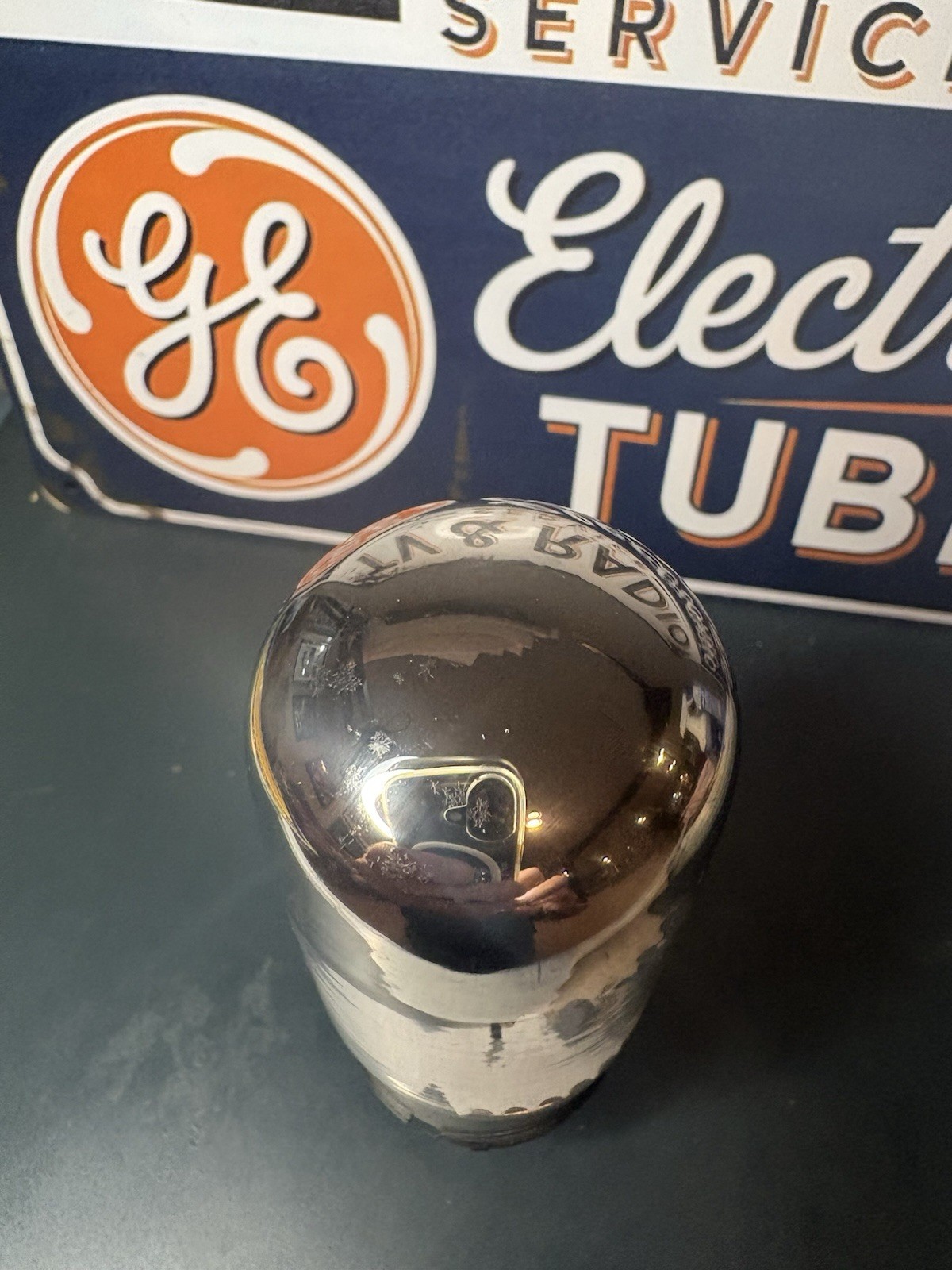 JAN GE General Electric 6550A 3 Getter Vacuum Tube TV7&Maxi Test Strong NOS NIB£