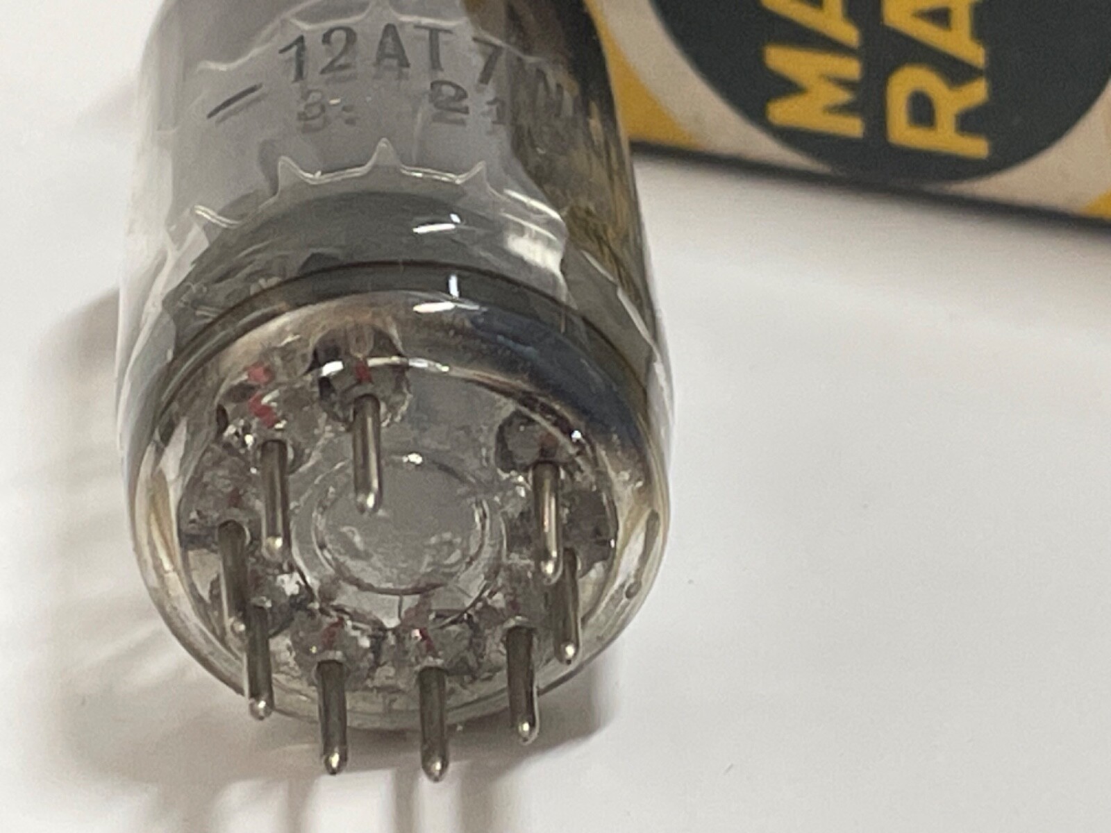 ULTRA RARE SEALED MAZDA ECC801S tube 12AT7WA 110% 112% AMPLITREX