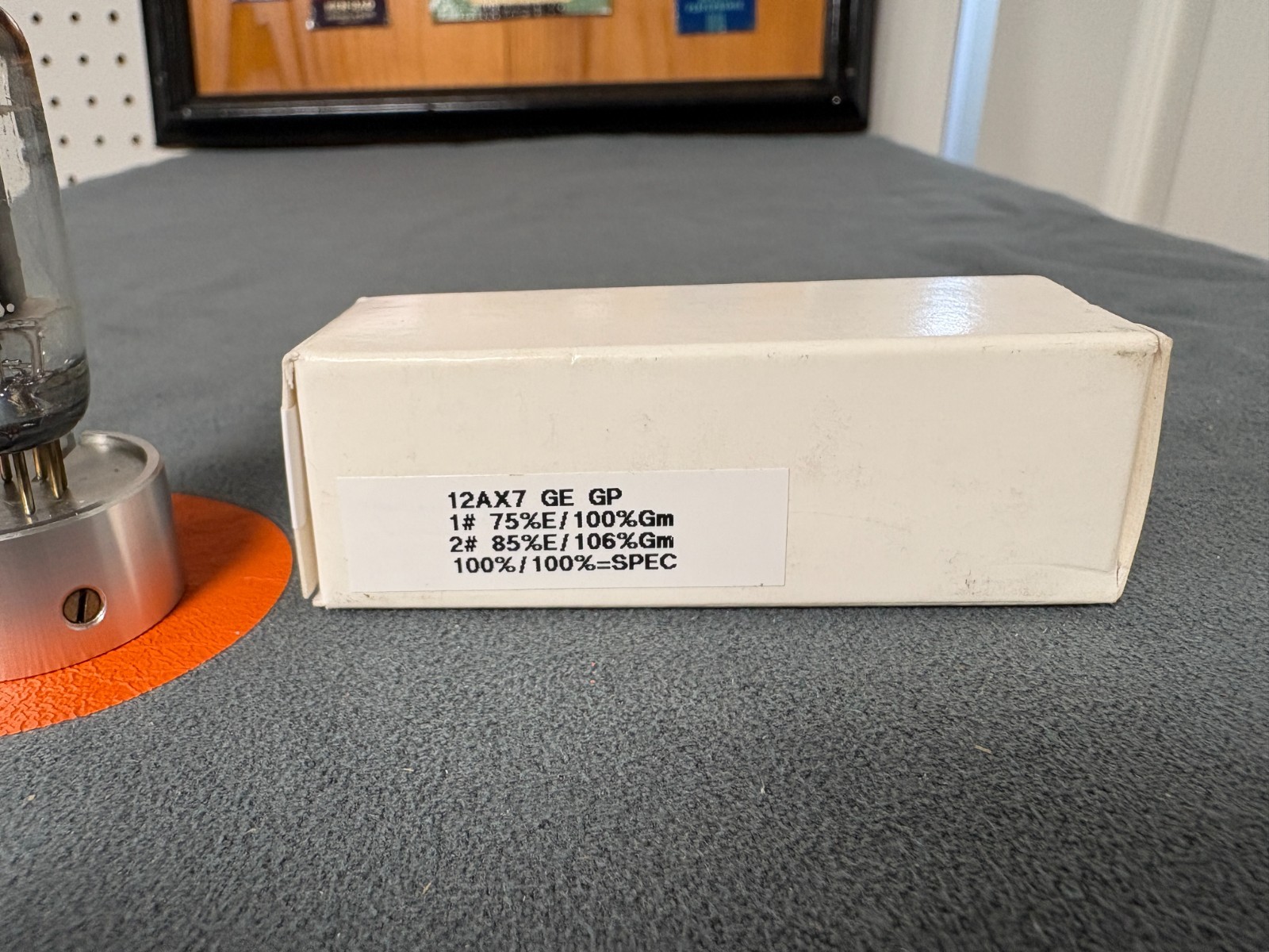 Wurlitzer Brand GE Made 12AX7 Tube – 1962 – NOS NIB – Amplitrex Tested