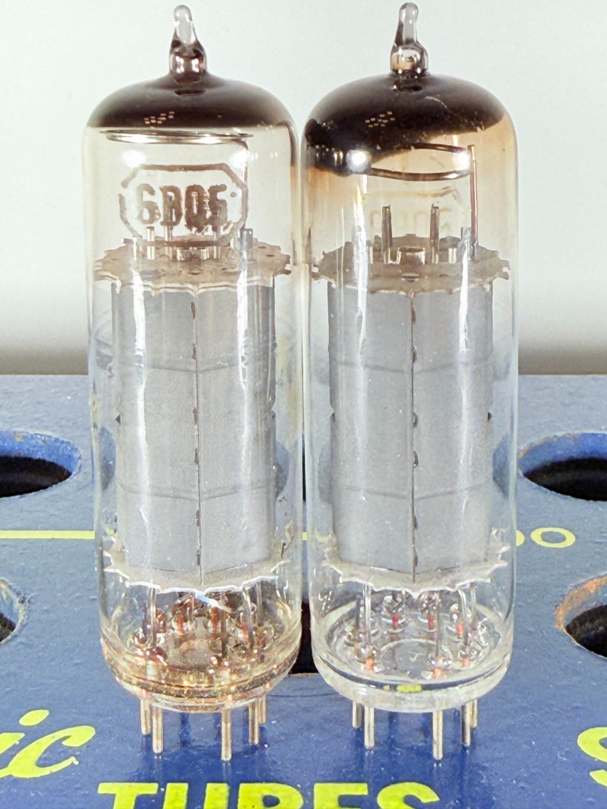 Lot of 2 Tube DuMont EL84 6BQ5 Vintage Tested Good Tube