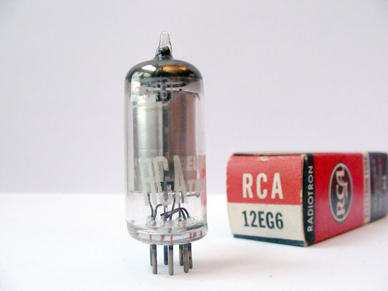 12EG6 RCA NOS Tube Röhre Valvola Lampe TSF Valve Valvula 진공관 真空管 电子管