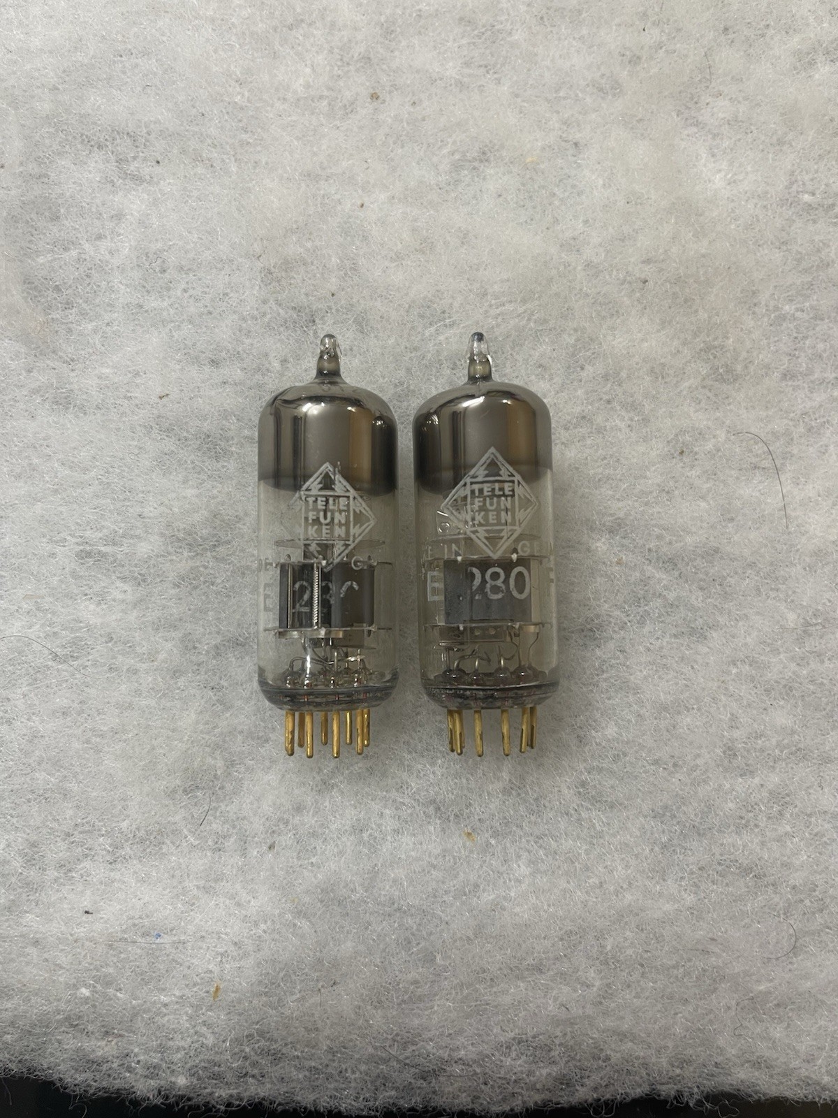 Telefunken Made By Siemens E280F E282F E810F E810F D3a Triple Mica Matched Pair