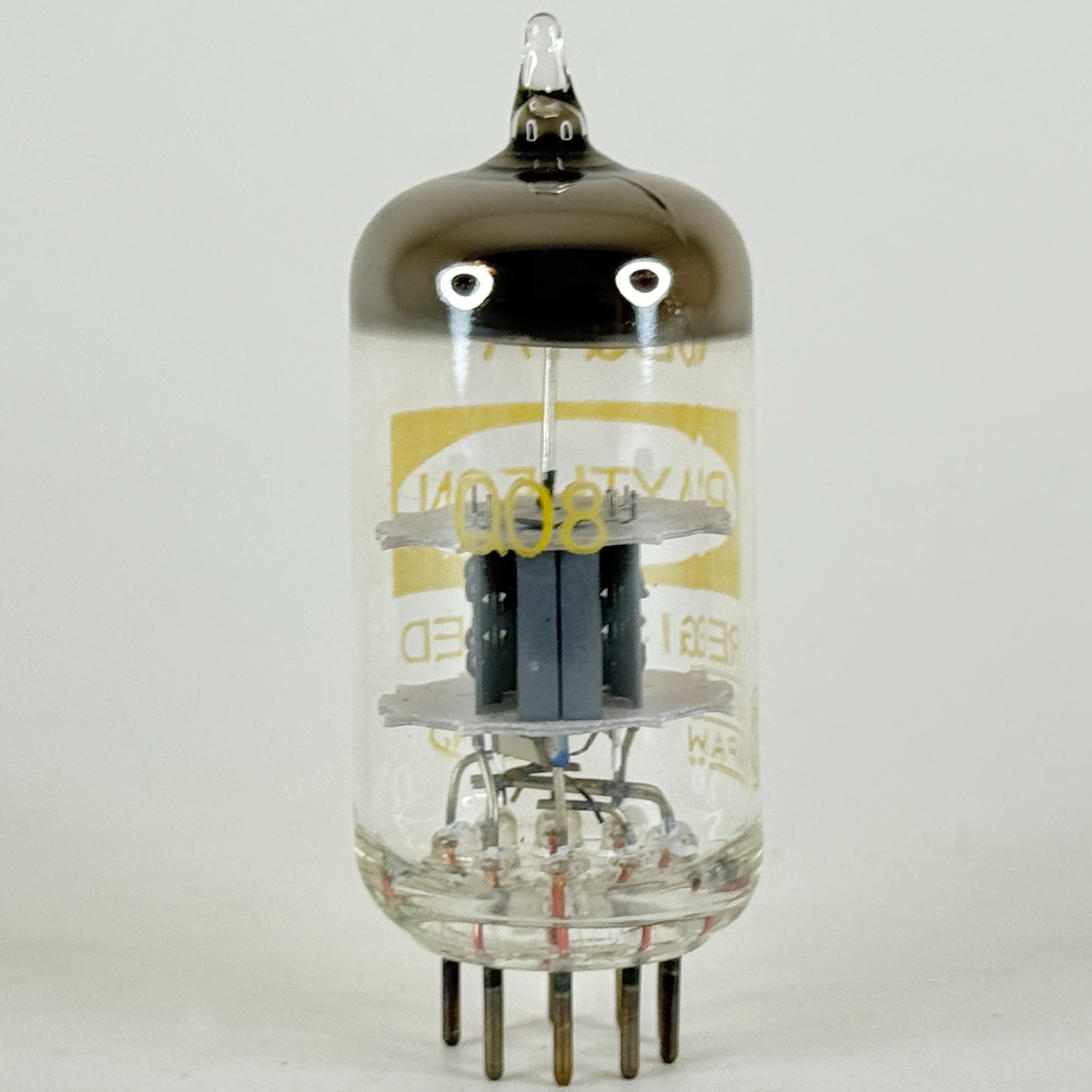 (1) Tested Raytheon 6BQ7A Tube with Box Japan Code Q08 6BQ7 A Twin Triode Tube
