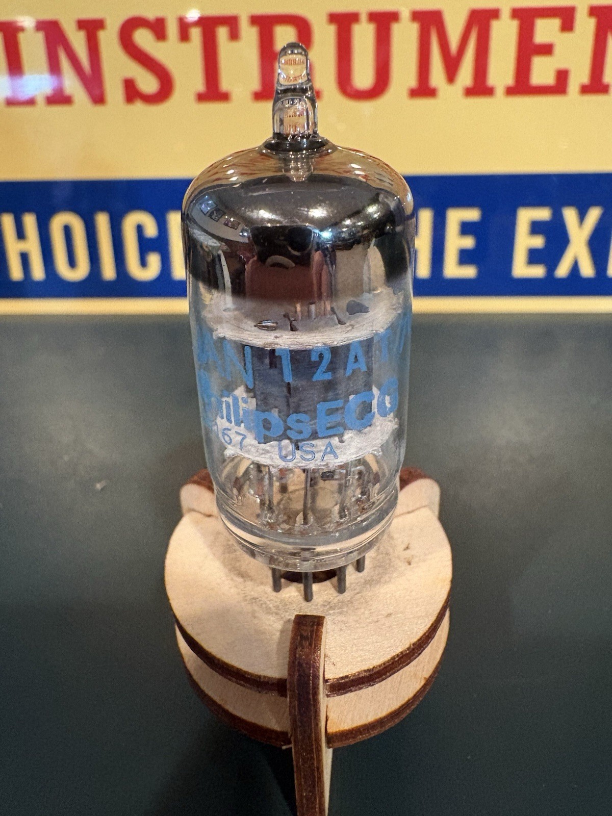 1988 Phillips ECG 12AT7 WC ECC81 Grey Plate Halo Get Tube TV7&Maxi Test NOS NIB