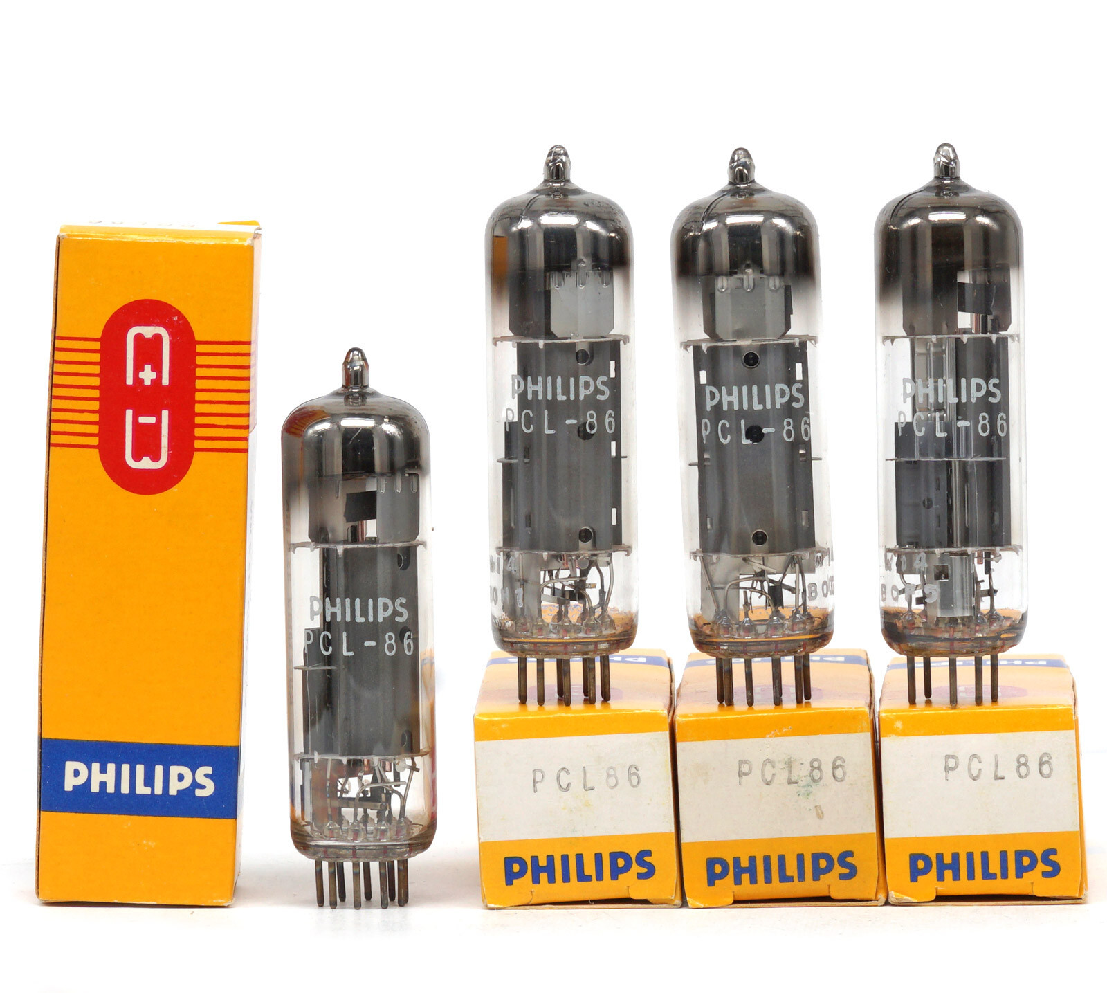 MATCHED QUAD PCL86/14GW8 PHILIPS NOS BRITISH Tube Valve Lampe Valvula 진공관 电子管
