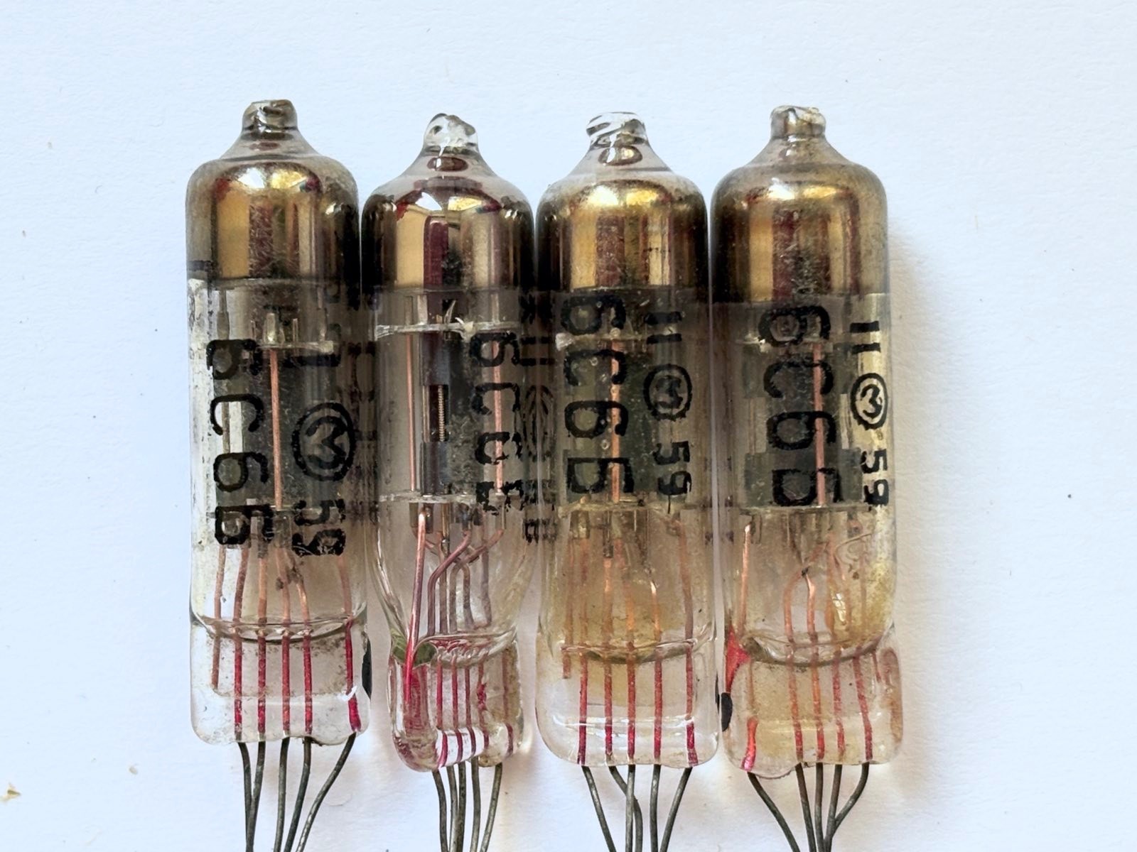 4PCS 6S6B ( 6С6Б ) Hi-durable Miniature Audio Triode MELZ Tubes! NOS! OTK!