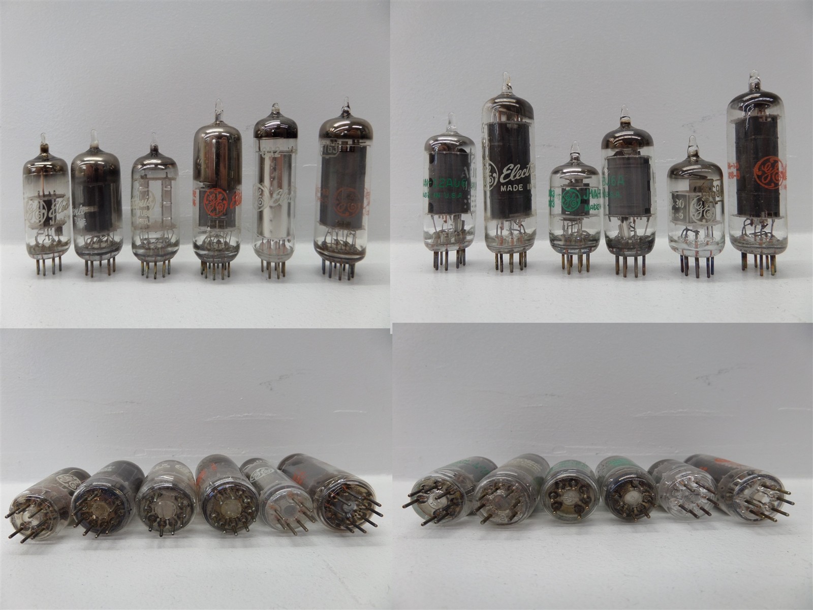 Mixed Lot Of 85 General Electric 12AU6 5Y3GT 6X5GT Electron Tubes