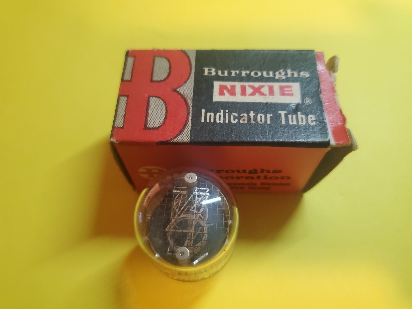 Burroughs B-5092 8421 Nixie Tube (1) NOS Made in USA