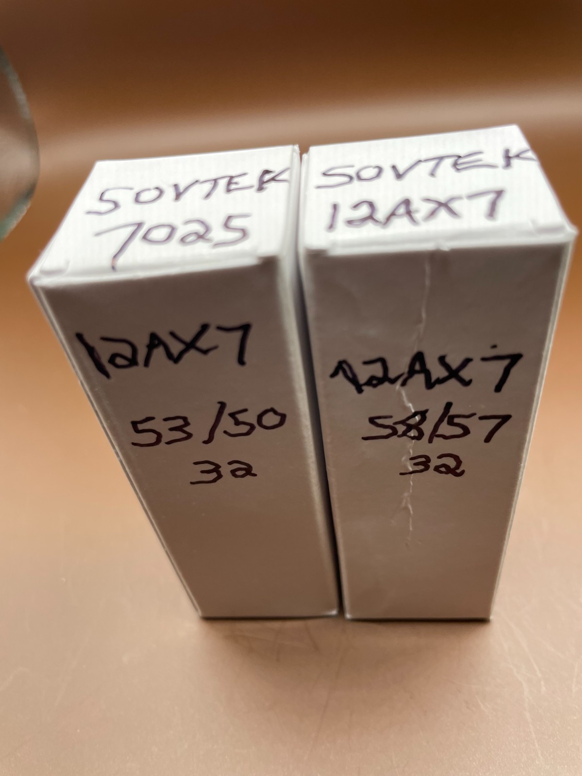 Pair of Sovtek 12AX7’s