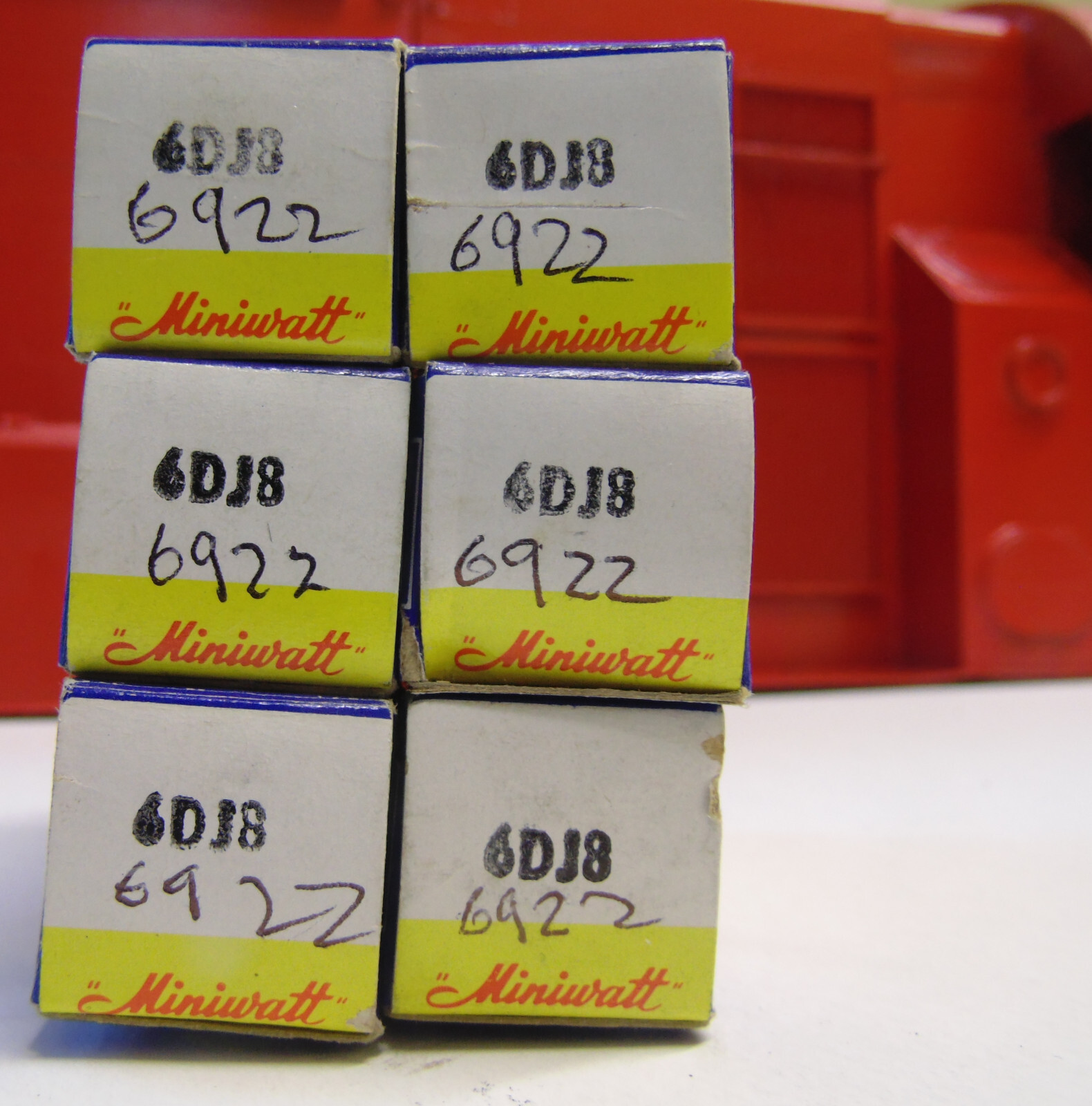 Philips 6DJ8 6922 Matched Pair NOS NIB valve tube