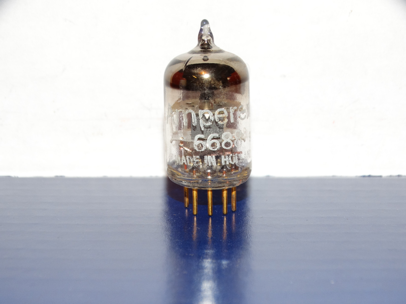 1 x 6688 Amperex PQ Tube *Gold Pins*TV-7 Tested*